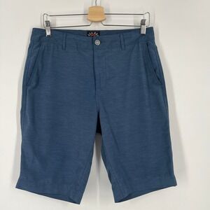 Faherty All Day Shorts 31 Blue Technical Hybrid Shorts Gorpcore Coastal Beach